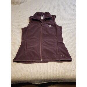 The North Face Women's Size Medium Purple Full Zip Campshire Sherpa Fleece Vest